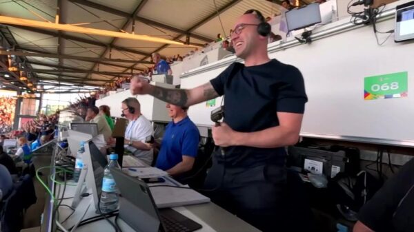 James McFadden celebrates Scotlands Goal at Euro 2024