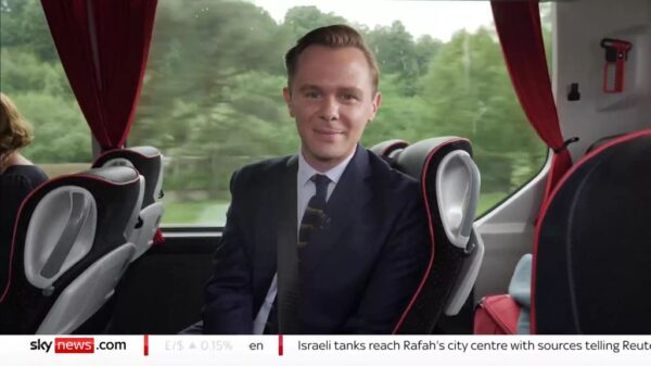 Rob Powell on the Bus