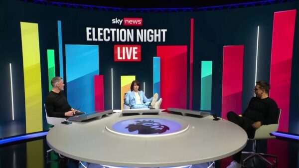 Sky News Election Night Studio Reveal 32