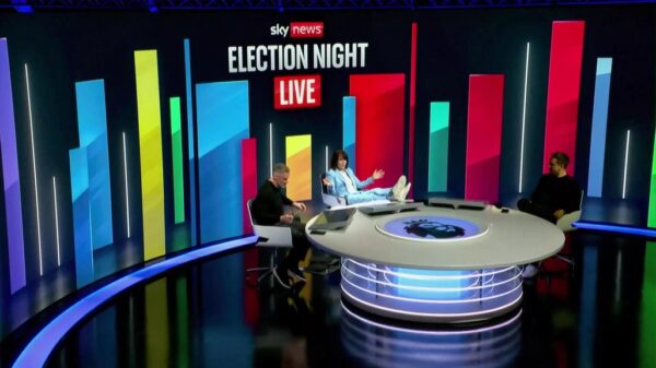 Sky News Election Night Studio Reveal 34