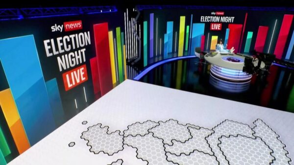 Sky News Election Night Studio Reveal 40
