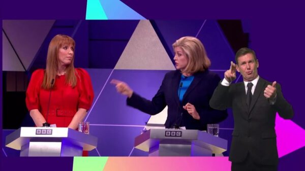 BBC Seven Party Debate 2024 Signed on BBC News Channel 1 1