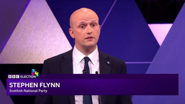 BBC Seven Party Debate 2024 Stephen Flynn 2 1