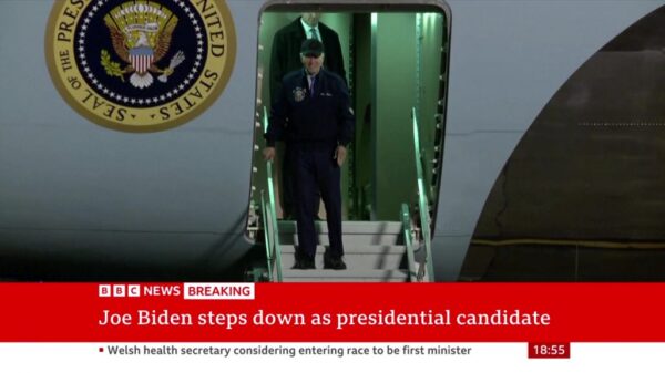 Biden Exits Race BBC News 2
