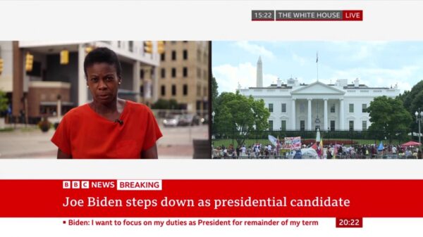 Biden Exits Race BBC News 8