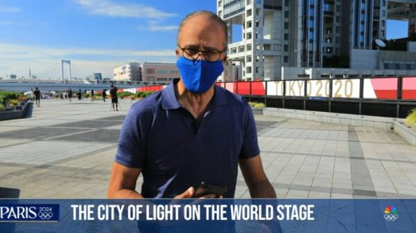 Lester Holt at the Olympics 1