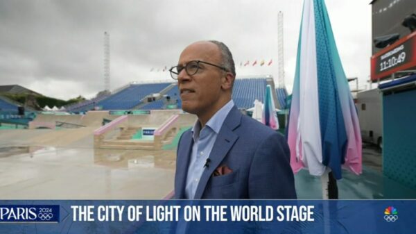 Lester Holt at the Olympics 4