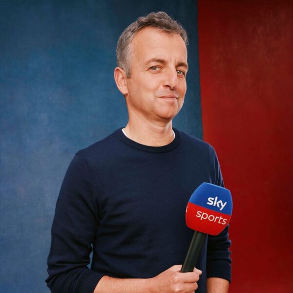 Photo shared by Johnny Phillips on August 09 2024 tagging @skysports and @skysportsfootball. May be an image of 1 person newsroom and text that says sky sports sports