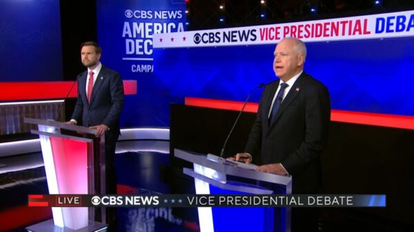 CBS Vice Presidential Debate 2024 21