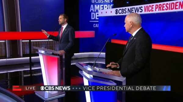 CBS Vice Presidential Debate 2024 28