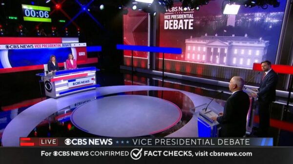 CBS Vice Presidential Debate 2024 29