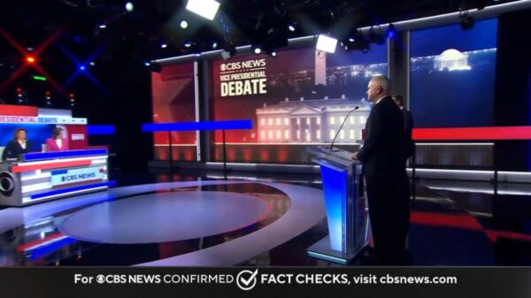 CBS Vice Presidential Debate 2024 30