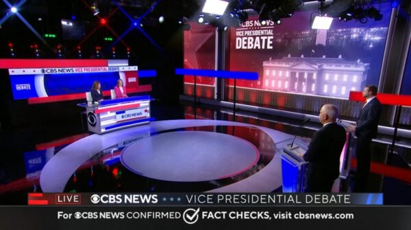 CBS Vice Presidential Debate 2024 35