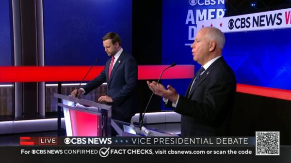 CBS Vice Presidential Debate 2024 36