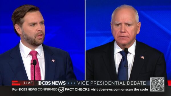 CBS Vice Presidential Debate 2024 37