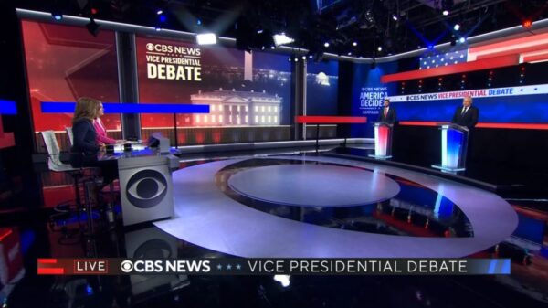 CBS Vice Presidential Debate 2024 38